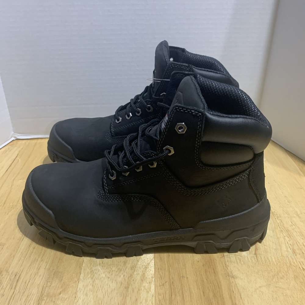Terra Work Boots‎ Men Black 10-6-Inch Sentry 2020 Composite Toe (TR0A4NQEBLK)